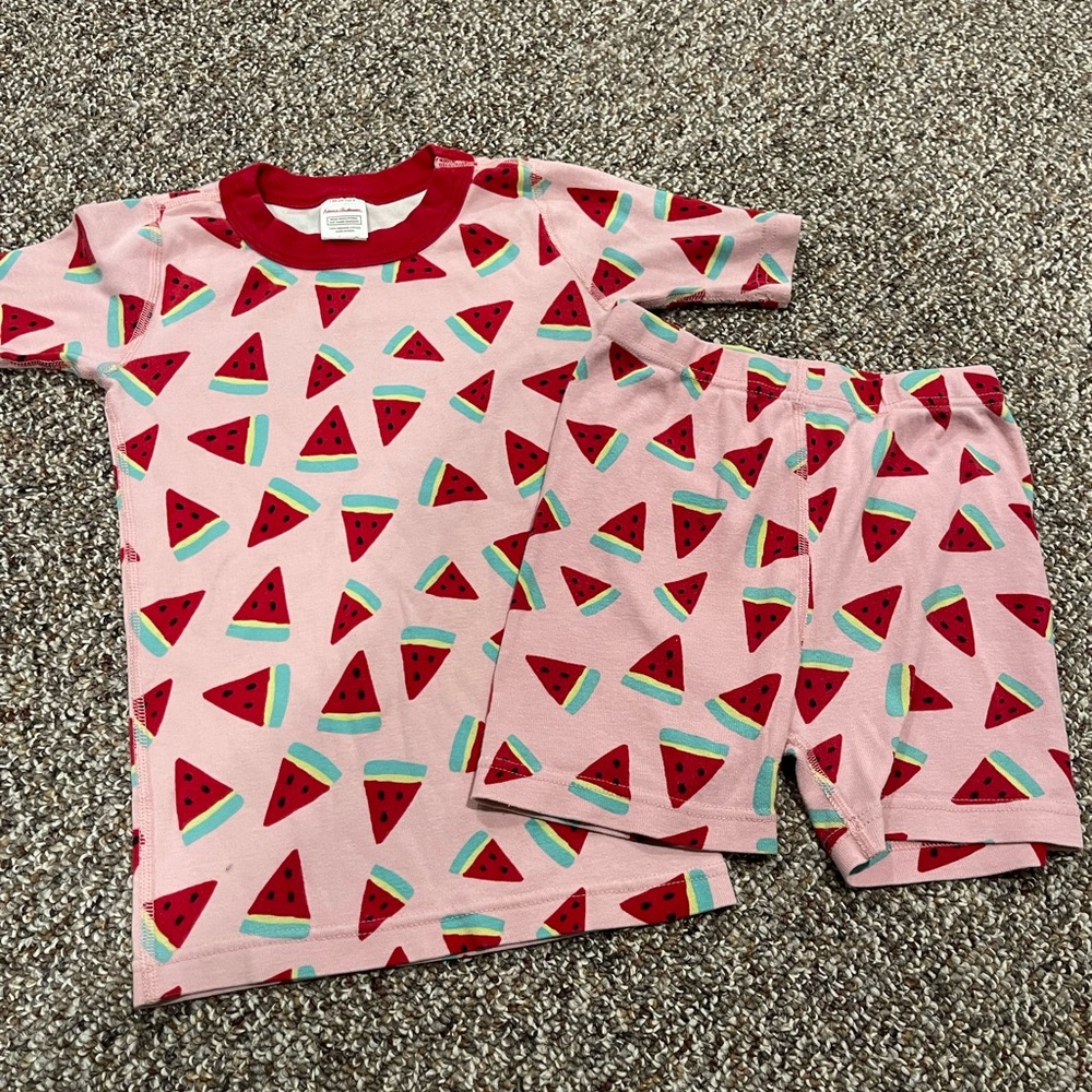 Hanna Anderson Watermelon Pajamas